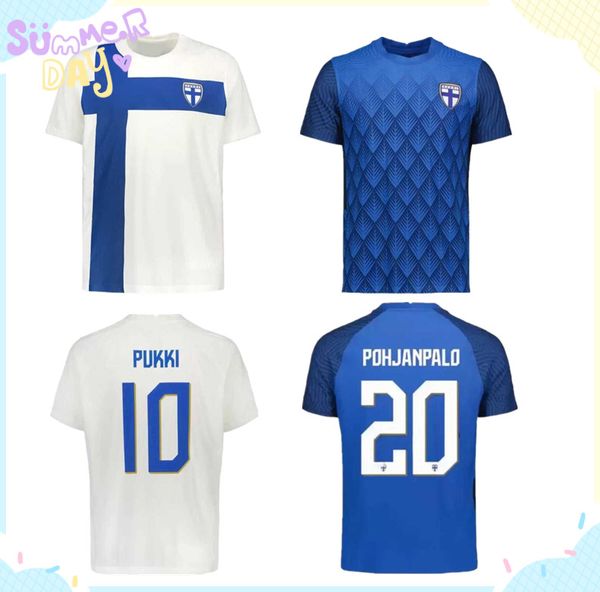 

22 23 world cup finland soccer jerseys home pukki skrabb raitala pohjanpalo kamara sallstrom jensen lod football shirts uniform national tea, Black;yellow