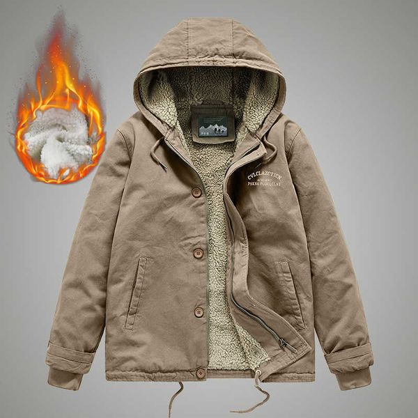 

jacketthicken men jackets coats fleece hooded winter coat flight military bomber coat male clothing windproof men casual warm jacket, Black;brown