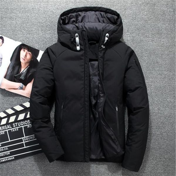 

men's down jacket winter jackets leisure brand warm ski men coat fac 05271p, Black