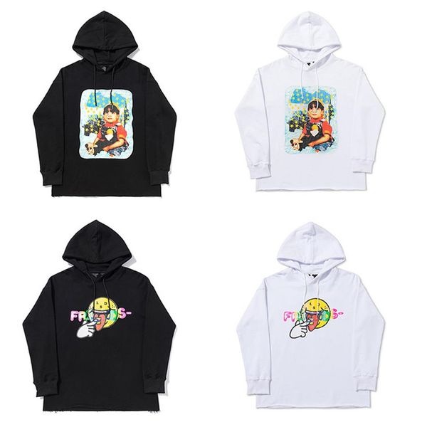 

the autumn winter fashion street tide men hoodie brand outdoor pullover sweatshirt lovers long sleeve warm hooded sweater eur228r, Black