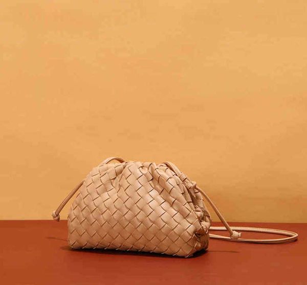 

venetas women bottegas luxury handbags bag women's 2022 weaving cloud soft high-grade sense cross body versatile leatherxtjk