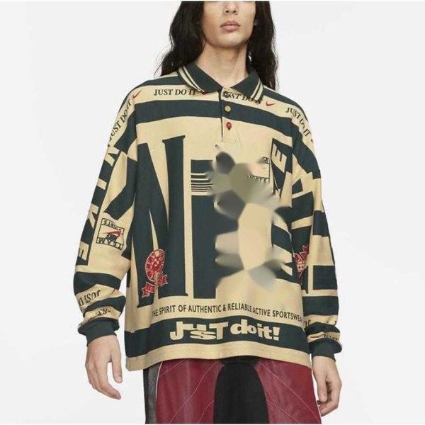 

high version cpfms designer hoodies branded correct cotton small terry street men's women's long sleeves polo, Black