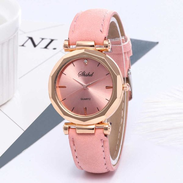 

women fashion watches simple vintage small dial sweet leather casual luxury crystal wristwatch gift, Slivery;brown