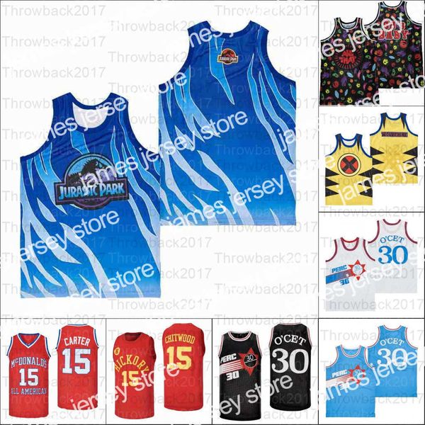 

college basketball wears basketball jerseys movie o cet #30 wolve rine all that 90's baby jimmy chitwood 15 hickory hoosiers high schoo, Black
