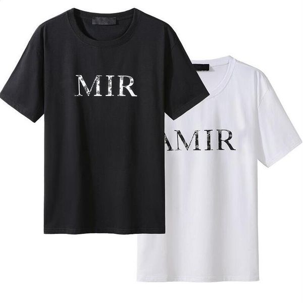 

2021 tee brand design shirt summer street wear europe fashion men cotton tshirt casual short sleeve t-shirts m-4xl #0180c, White;black