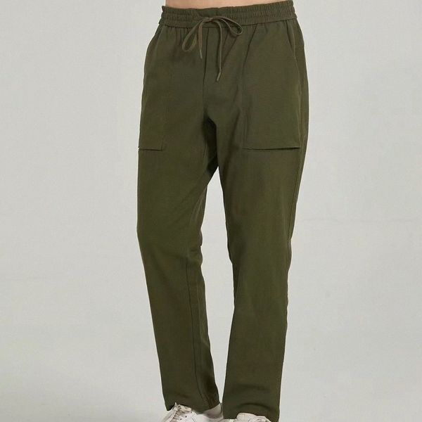 

designer men pants long pant lu sport running align yoga outdoor gym pockets slim fit sweatpants pant jogger trousers mens casual elastic wa, Black