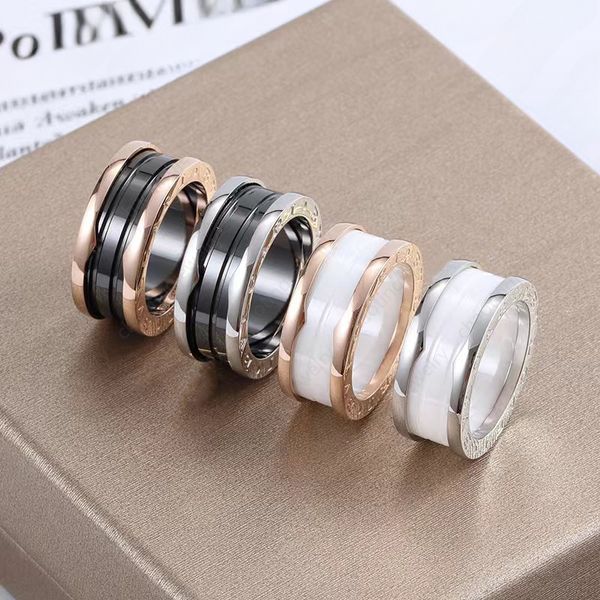 

r rings b double band love ring titanium steel jewelry 18k gold plated men women couple rose gold silver wedding engagement gift size 6 7 8