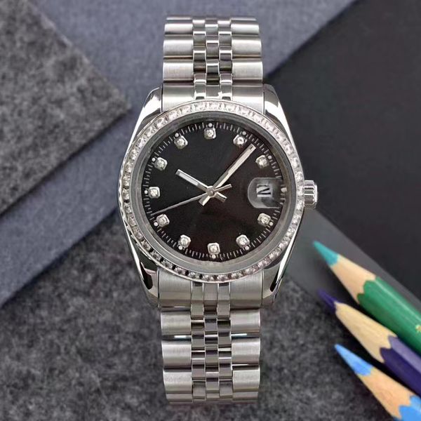 

man designer watch automatic mechanical watches 36/41mm stainless steel luminous waterproof 31mm women watch couples style classic wristwatc, Slivery;brown