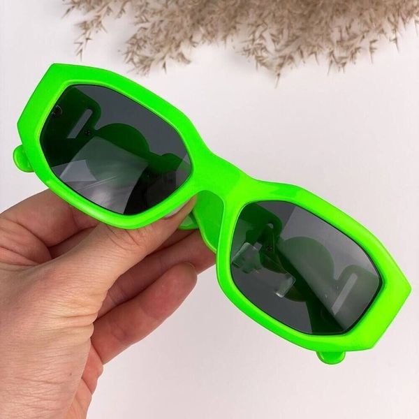 

2022sunglasses 53mm for men and women summer style4361 anti-ultraviolet retro shield lens plate full frame fashion eyeglasses random box, White;black