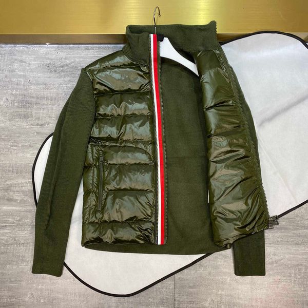 

designer luxury down jacket fur ruff classic men fashion and multi function essential hoodies mens jackets winter warm clothing hoody 5ac556, Black