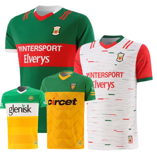 

t-shirts 2023 mayo home goalkeeper gaa jersey men's tees polos wexford yrone limerick galway derry kerry t-shirt ireland gaa all teams, White;black