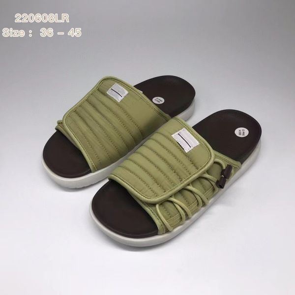 

Slippers Women Green Open Toe Slider Sandals New Designer Men Outdoor Fashion Letter Sneakers Flat Heel Straps Flip Flops 5A Quality Classic Brand Platform Shoes