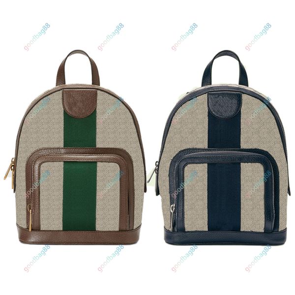 

designe fashion backpack outdoor sports bag small ophidia backpack luxury schoolbag italy canvas leather shoulder bags 22x29x15cm 547965