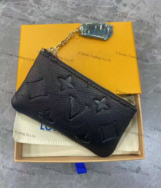 

m62650 key pouch designer key holder coin purse louiseity women key wallet pu embossing leather famous viutonity mens wallet zipper small po, Red;blue