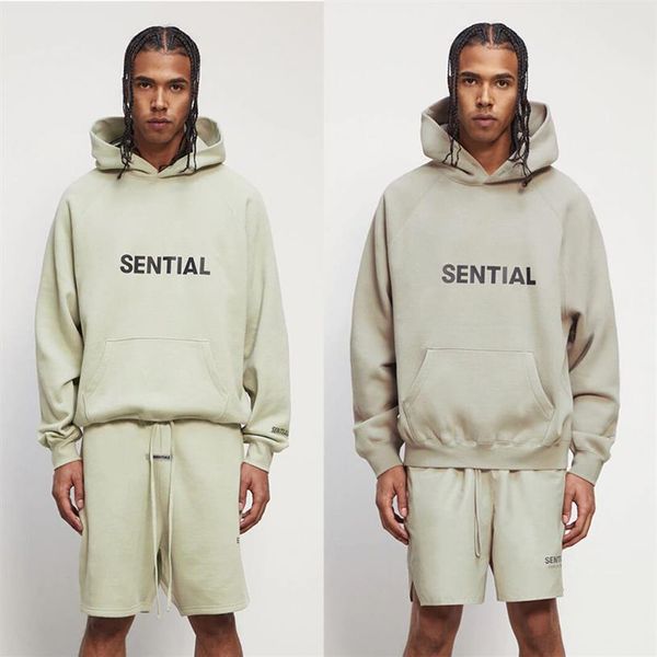 

autumn winter europe oversize coffee matcha green reflective hoodie skateboard hoody fleece hooded sweatshirt325m, Black