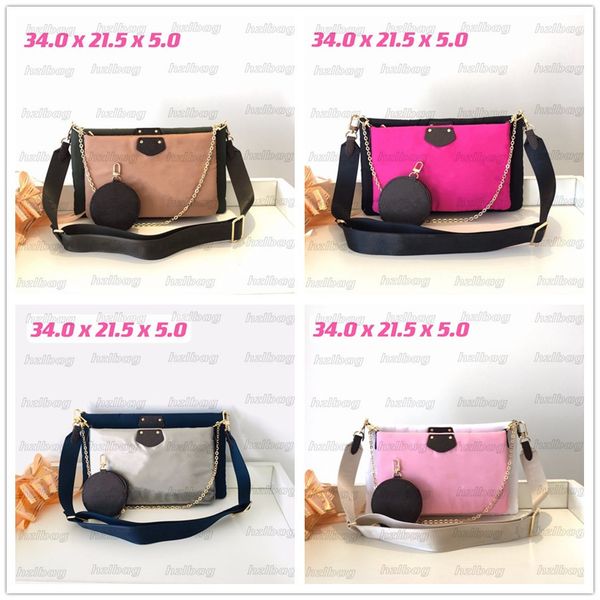 

econyl mini monograms nylon hand bags tote maxi multi pochette wallet embroidered shouler bags designer m58980 m58977 crossbody purse