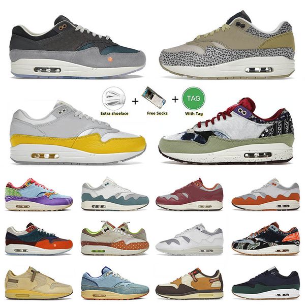 

2022 arrival sportssneakers running shoes cushion 1 87s crepe hemp fragment x ts dirty denim gorge green la ville lumiere 1/87 trainers snea