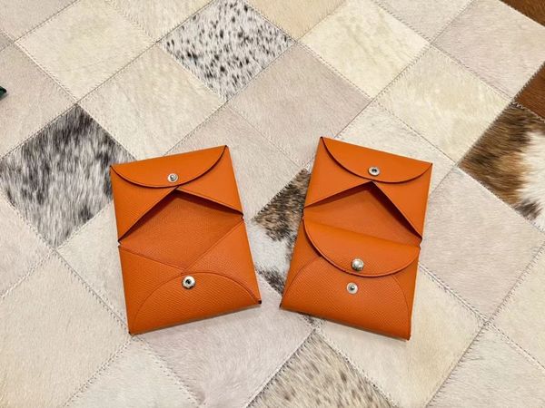 

designer wallets for woman high-end classic h home calvi fashion card bag women's imported epsom calf leather buckle folding holders me, Red;black