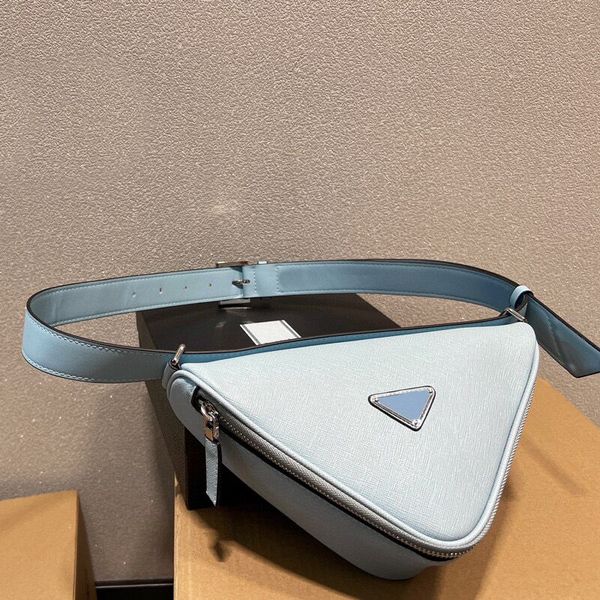 

woman handbags shoulder bags cross grain leather designer hobos crossbody bag women soft handbag double triangle logo underarm totes black v