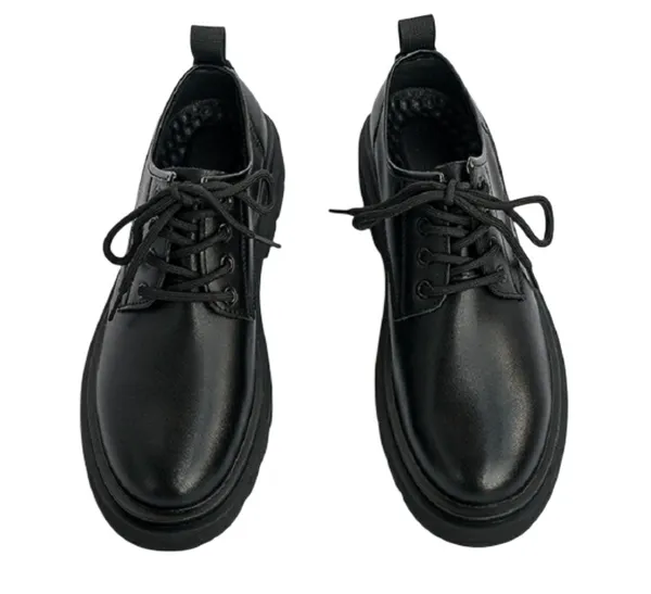 

2023 Women Men Designer Dress Shoes All Black Leather Sneakers Mens Womans Trainers With Box 036