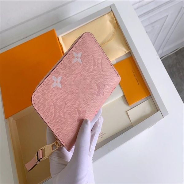 

2021slim wallets men genuine leather black color front pocket bifold wallet cash pockets id holder fashion woman credit card bag2986, Red;black