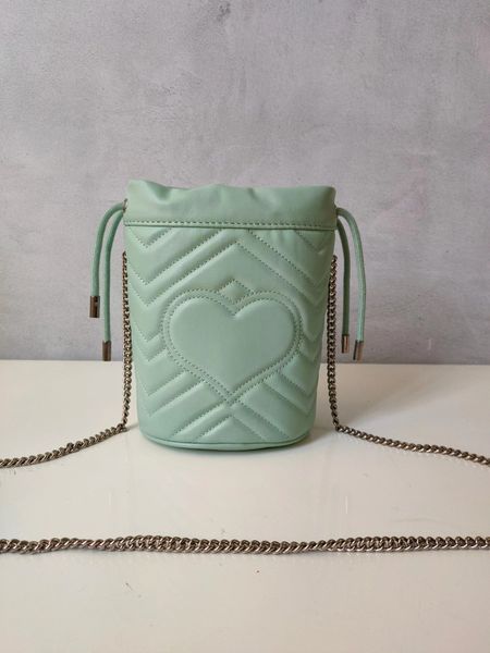 

small cowhide bucket bag one shoulder oblique cross woman's bag