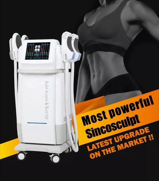 

ems slimming body sculpting machine pelvic stimulation pad 4 rf handles emslim neo nova with radio frequency emslimming sculpt machine for m