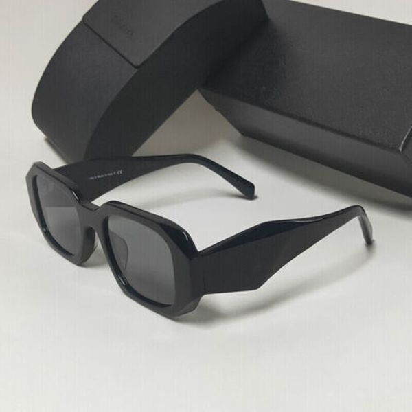 

fashion luxury sunglasses woman pr17ws black/gray symbole rectangular sunglasses women square frame glasses style anti-ultraviolet with whit, White;black