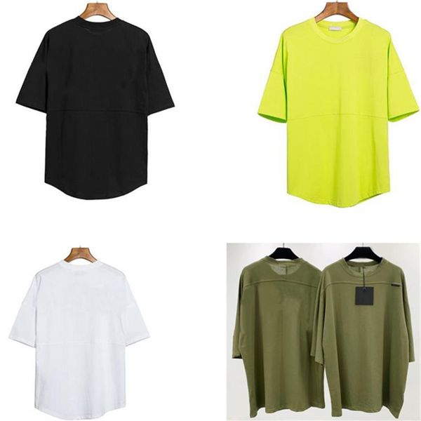 

men summer t shirt mes t-shirts pa fashion tees tide shirts letter black gold white print casual women crew neck palm size s-xl251g, White;black