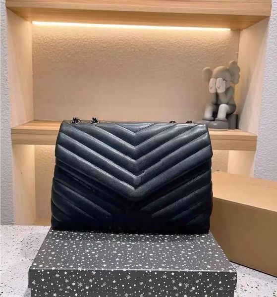 

soft sheepskin evening bags women loulou puffer genuine leather handbag shoulder crossbody bags classic envelope bag chain designer handbags
