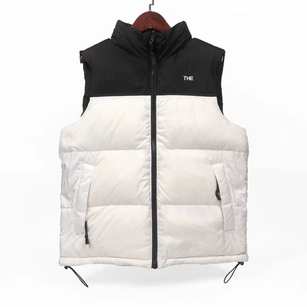 

men's down jacket puffer vest winter jackets thick warm hoodie fashion mens vest coats quality white duck puffer jacket s-xxl, Black