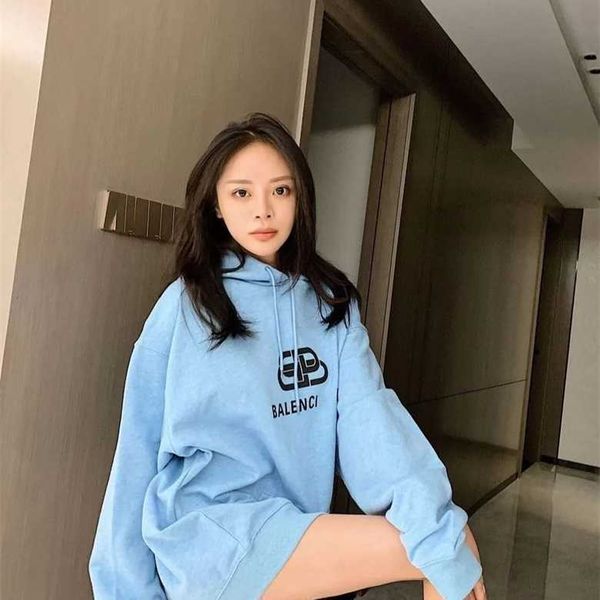 

trendy designer balencigas hoodies lock red sweater classic star men women, Black