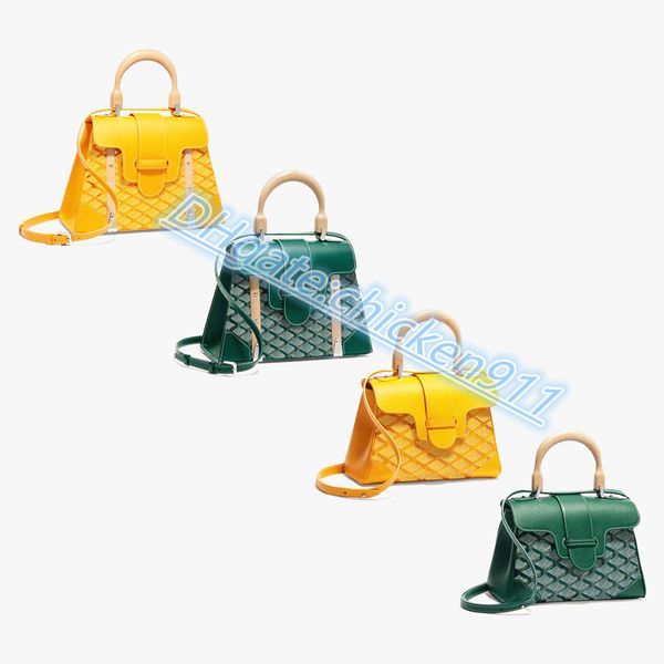 

women's mens purses satchel bag luxury designer clutch flap genuine leather wallets wooden handle handbag tote city with box crossbody