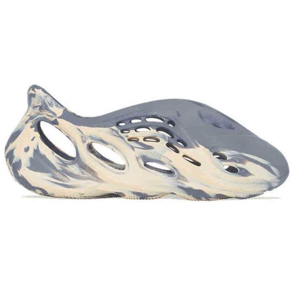 

fashion yeesys kanyes moon slipper gray mxt foam slippers runners mens womens sandals slip-on slide camo men women west sandal 36-45 zc, Black