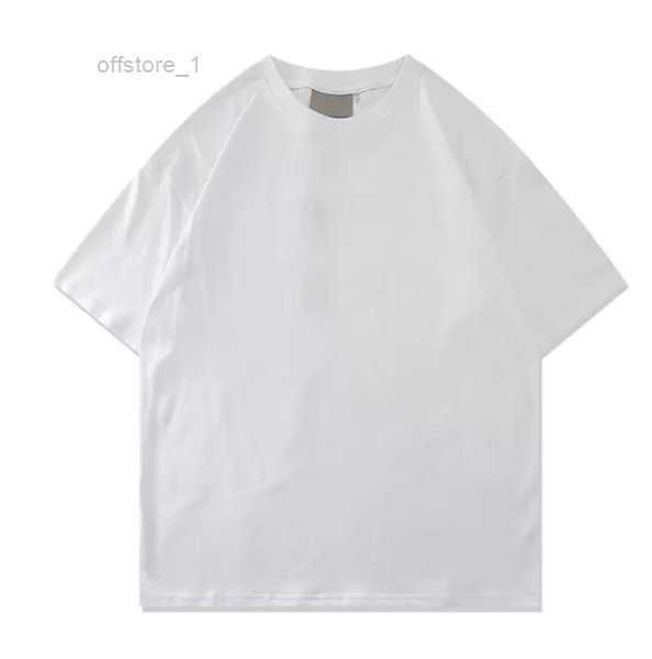 

men's t-shirts ess designer t shirts chest letter laminated print essential short sleeve high street loose 22ss oversize casual embroid, White;black