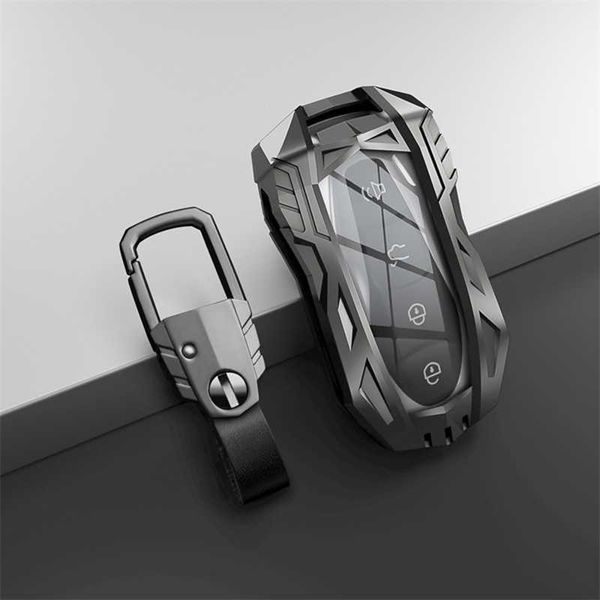

alloy car remote key fob cover case holder for geely 2020 azkarra xingyue boyue atlas pro gili tugella accessories, Slivery;golden