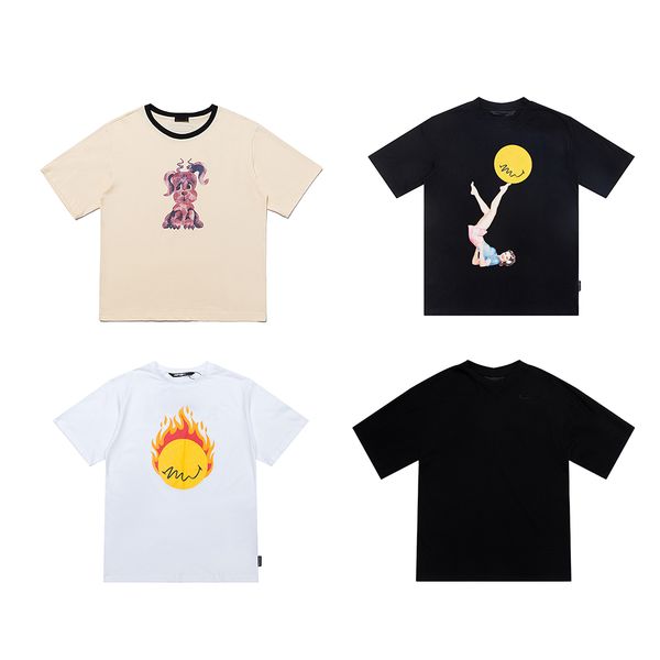 

men's t-shirts luxury designer fashion shirt street casual round neck letter print men's short-sleeved sports tshirt, White;black