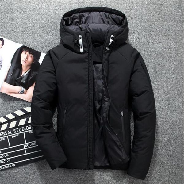 

men's down jacket winter jackets leisure brand warm ski men coat fac 05251g, Black