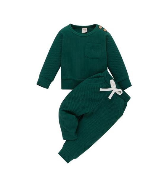 

kids baby clothes set girls boys kid clothing tracksuits long sleeve pullover sweatshirt trousers children, White