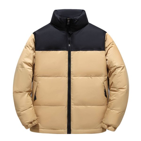 

men's down & parkas jackets men short 2022 winter white eiderdown warm hat casual couples jacket men's fashion, Black