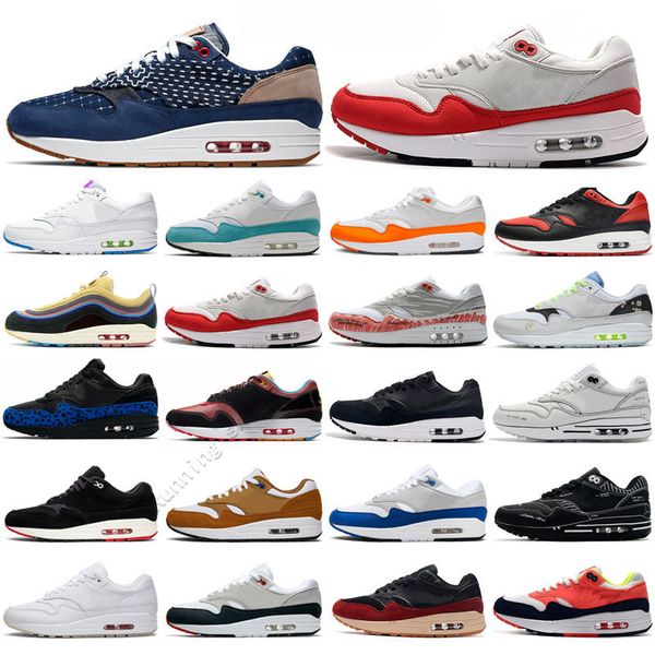

1s shoe sneakers running shoes trainers anniversary sports irmax 1 87 men women 36-46, Black