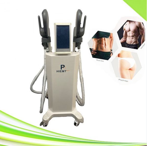 

ems sculpting machine hiemt hiems muscle stimulator electric 4 paddles work at the same time slimming body shape cavitation professional bea