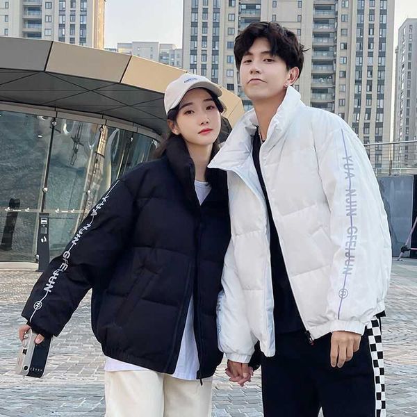 

men's winter fashion brand short light and thin duck down thickened oversize coat men clothing, Black