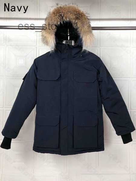 

men's down parkas coats mens womens designers jackets veste homme winter jassen puffer big fur hoody apparel fourrure outerwear manteau, Black