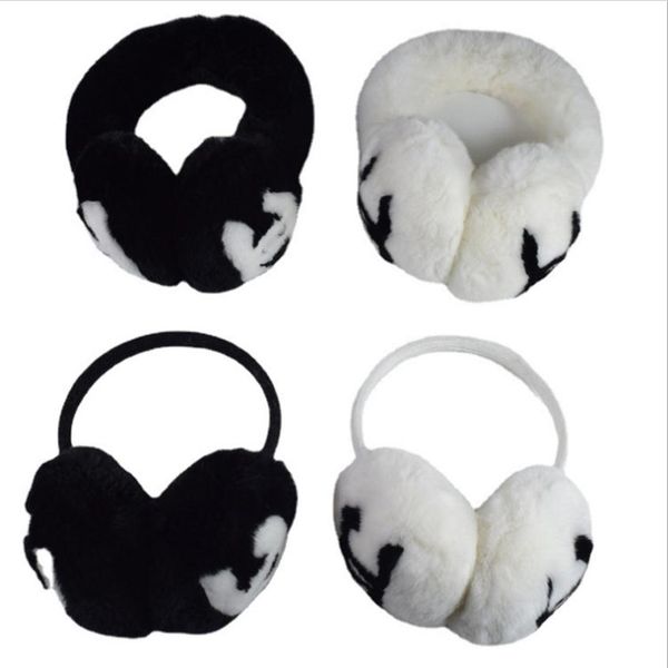 

brand winter female rabbit velvet ear muffs classic earmuffs fashion warm plush earmuff222y, Blue;gray