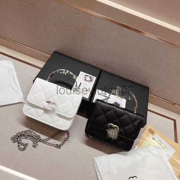 

designer channel bag tote shoulder handbag casual fashion brands luxurious mens womans new chain messenger enamel handle small waste rhombic