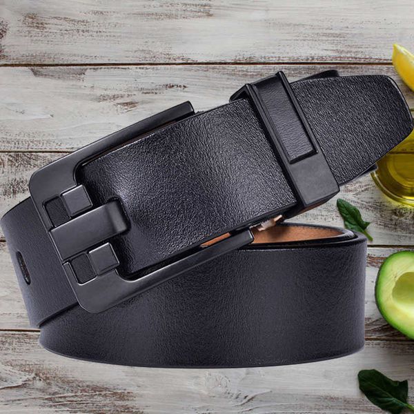 

belts black alloy pin buckle belt for men genuine leather belts plus large size 130 140 150 160 170cm long cinturones para hombre 2022 g2210, Black;brown