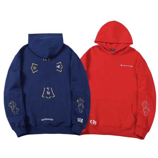 

mens fashion luxury jackets sweatshirts ch designer hoodies zipper sanskrit graffiti hooded sweater cross pullover hoodie casual women coat, Black;brown