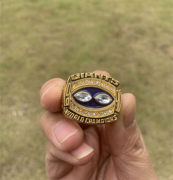

1990 championship ring new yor k 18k gold plated fan for men gift wholesale, Silver