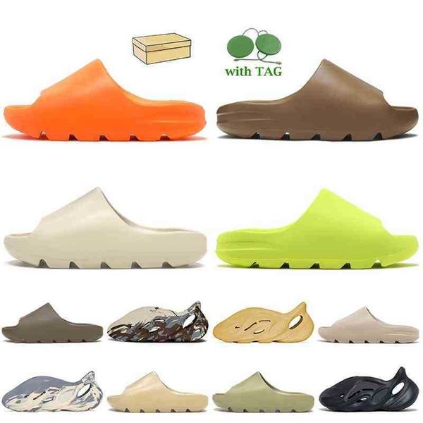

yeesys foam runner slippers slides big yeesyss size eur 47 women mens sandals kany eva enflame orang core bone glow green moon gray mineral, Black